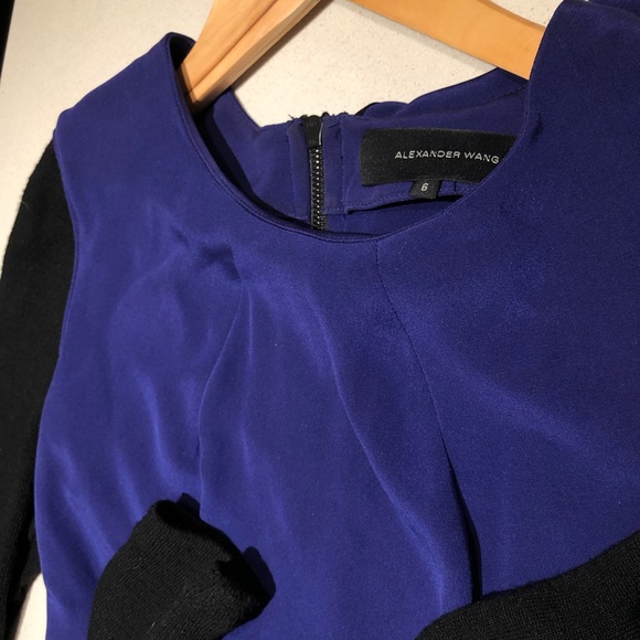 Alexander Wang silk long-sleeve dress - Picture 2 of 5